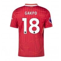 Camiseta Liverpool Cody Gakpo #18 Primera Equipación Replica 2024-25 mangas cortas